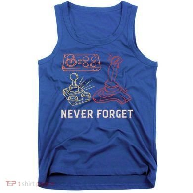 Vintage Never Forget Gamer Gift Tank Top