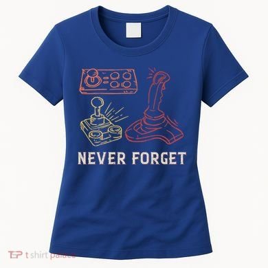 Vintage Never Forget Gamer Gift Women's T-Shirt