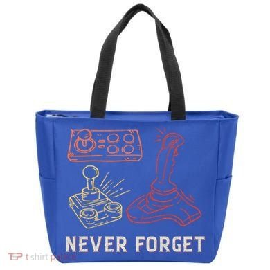Vintage Never Forget Gamer Gift Tote Bag