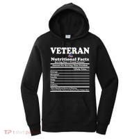 Veteran Nutritional Facts Proud Patriot Women's Hoodie thumb 0