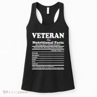 Veteran Nutritional Facts Proud Patriot Women's Tank Top thumb 0