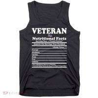 Veteran Nutritional Facts Proud Patriot Tank Top thumb 0