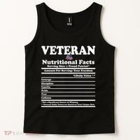 Veteran Nutritional Facts Proud Patriot Tank Top thumb 2