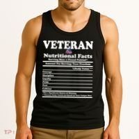 Veteran Nutritional Facts Proud Patriot Tank Top thumb 3