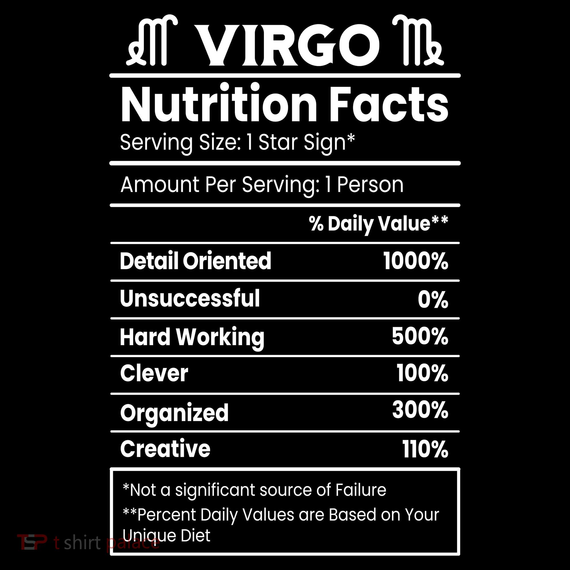 Virgo Nutrition Facts Horoscope Hoodie