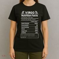 Virgo Nutrition Facts Horoscope T-Shirt thumb 4