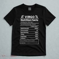 Virgo Nutrition Facts Horoscope T-Shirt thumb 5