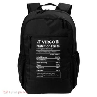 Virgo Nutrition Facts Horoscope Backpack