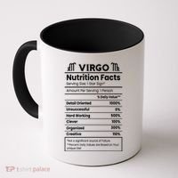 Virgo Nutrition Facts Horoscope Coffee Mug thumb 0