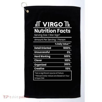 Virgo Nutrition Facts Horoscope Golf Towel