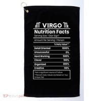 Virgo Nutrition Facts Horoscope Golf Towel thumb 0