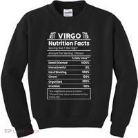 Virgo Nutrition Facts Horoscope Kids Sweatshirt thumb 0