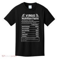 Virgo Nutrition Facts Horoscope Kids T-Shirt thumb 0