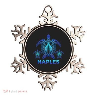 Vintage Naples Florida FL Ocean Blue Sea Turtle Souvenirs Ornament