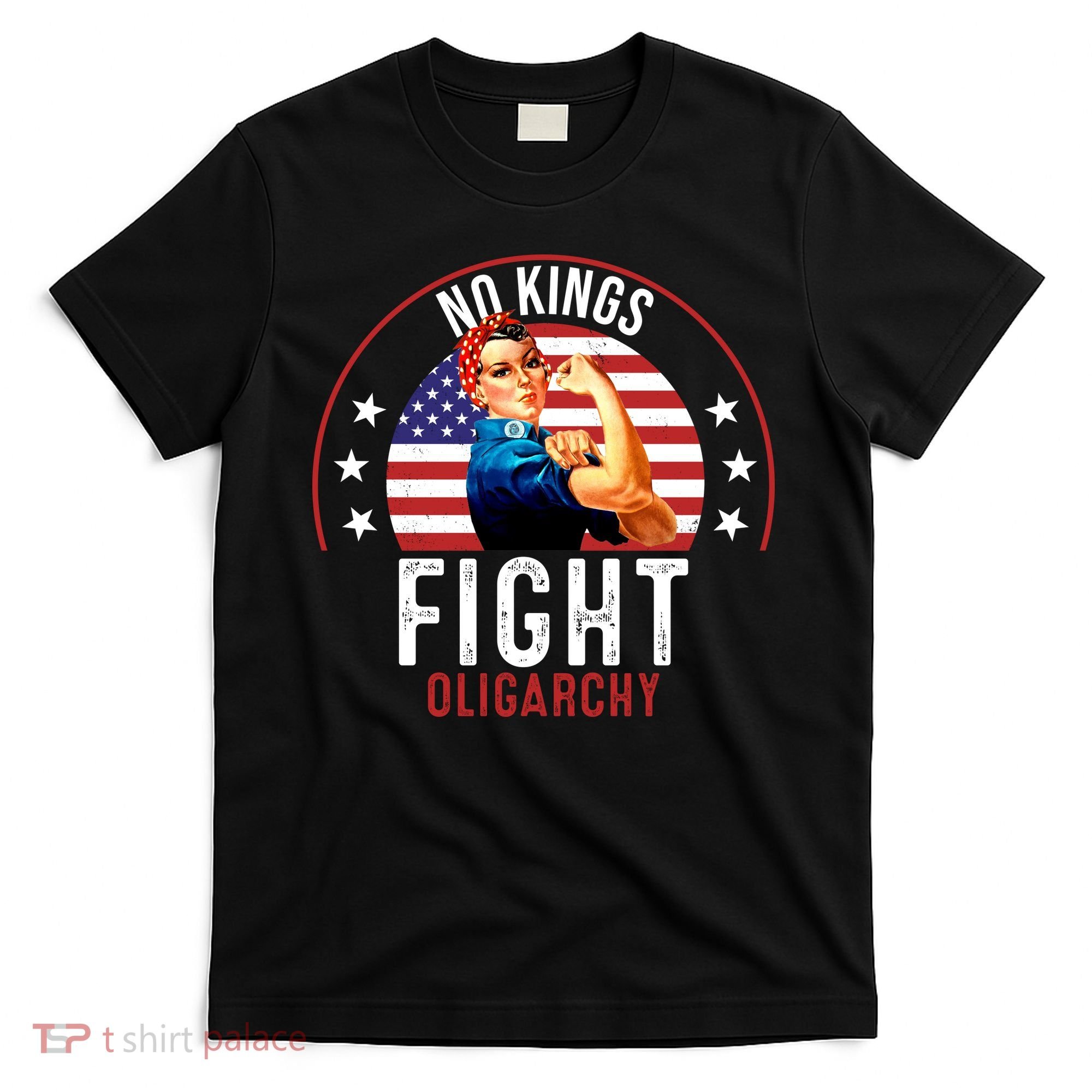 Vintage No Kings Fight Oligarchy T-Shirt