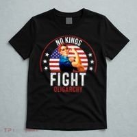 Vintage No Kings Fight Oligarchy T-Shirt thumb 5
