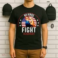 Vintage No Kings Fight Oligarchy T-Shirt thumb 6