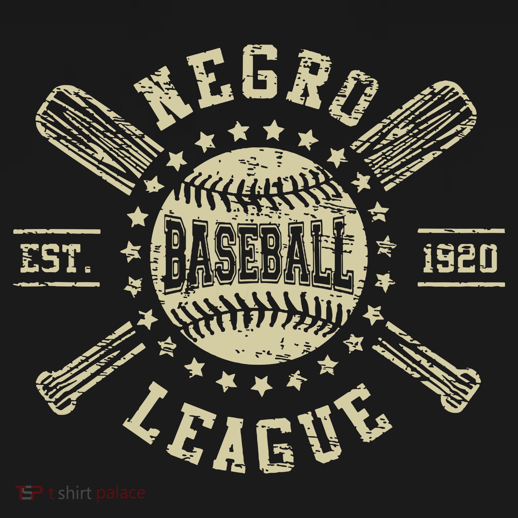 Vintage Negro League Baseball Black History Month T-Shirt