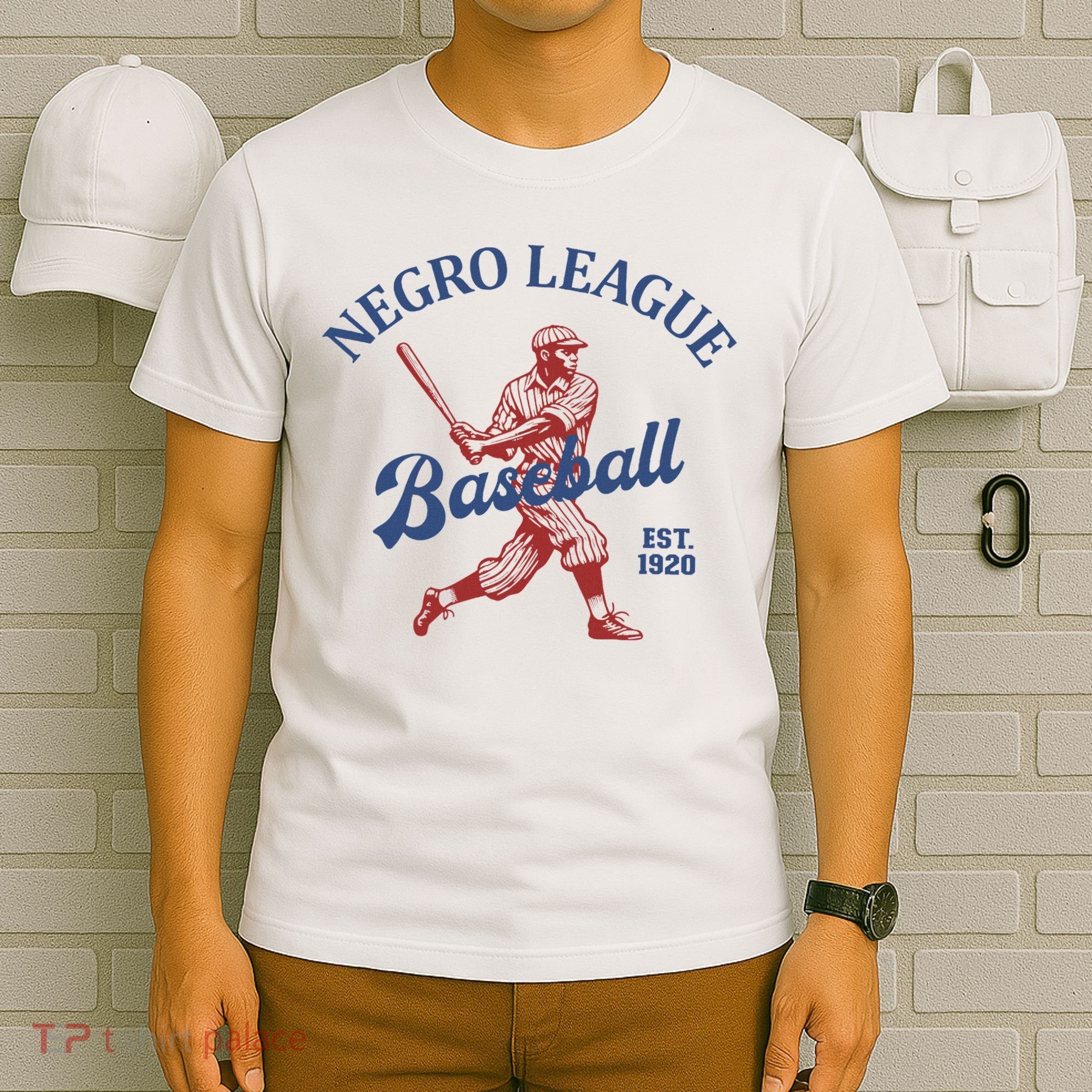 Vintage Negro League Baseball Black History Month T-Shirt