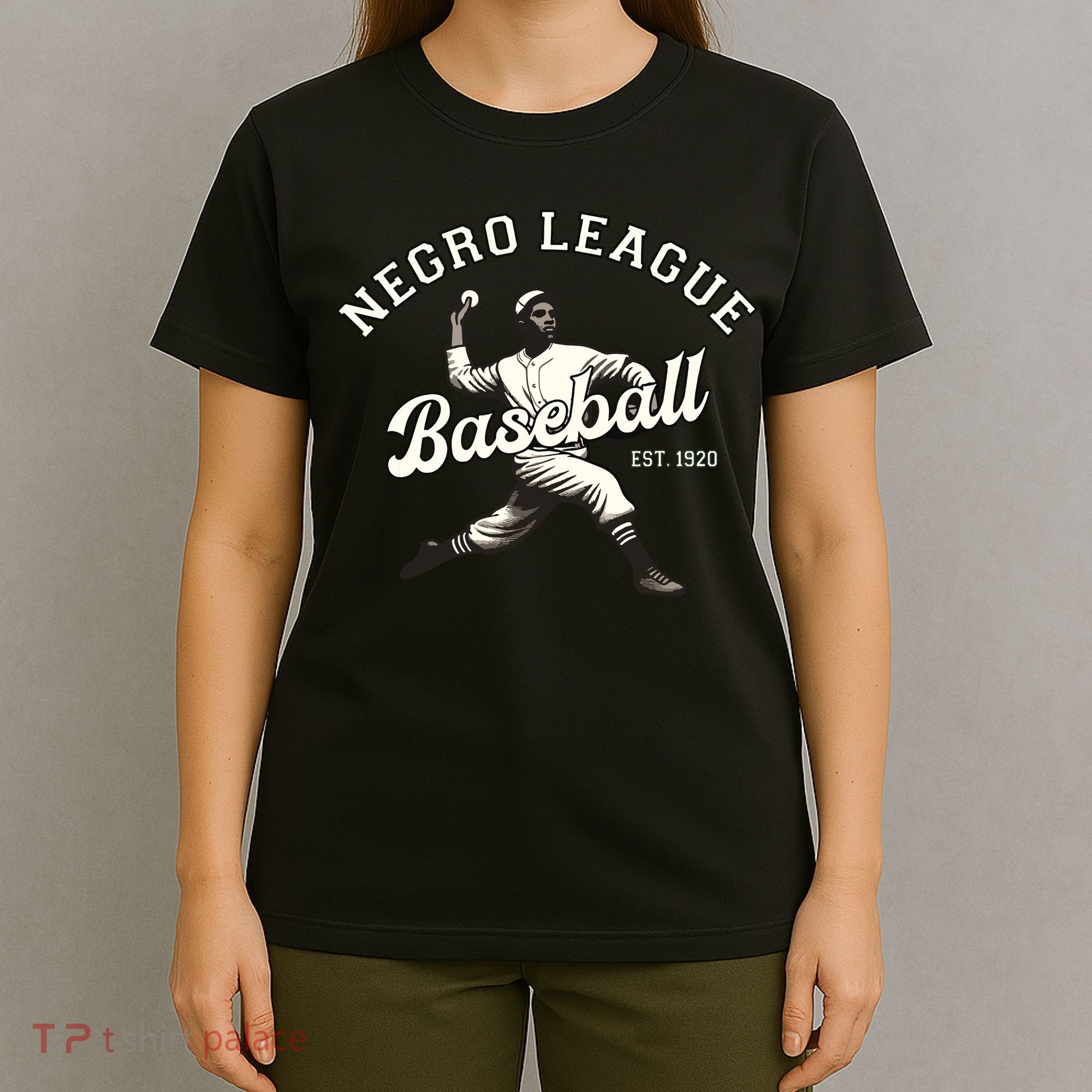 Vintage Negro League Baseball Black History Month T-Shirt