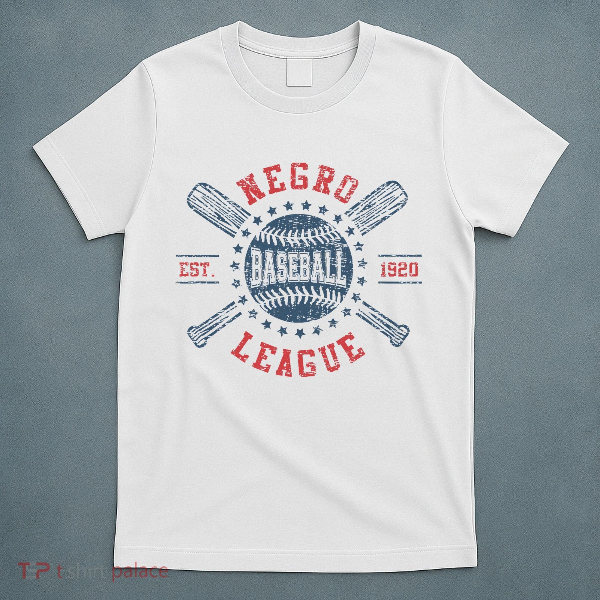 Vintage Negro League Baseball Black History Month T-Shirt
