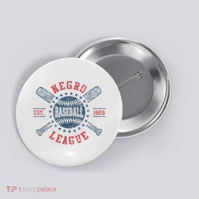 Vintage Negro League Baseball Black History Month Button
