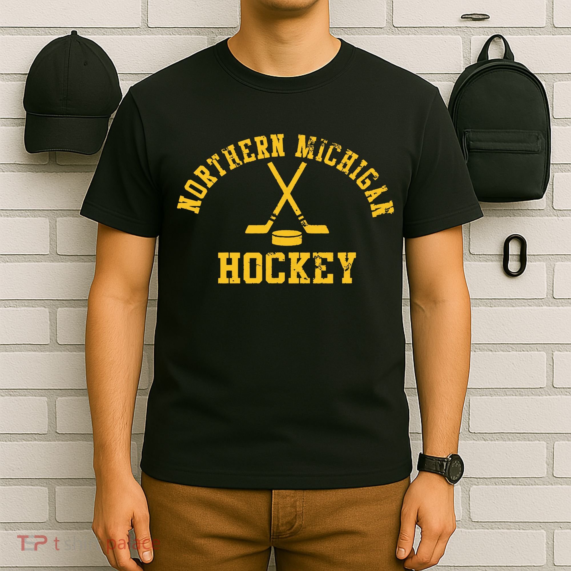 Vintage Northern Michigan Hockey T-Shirt