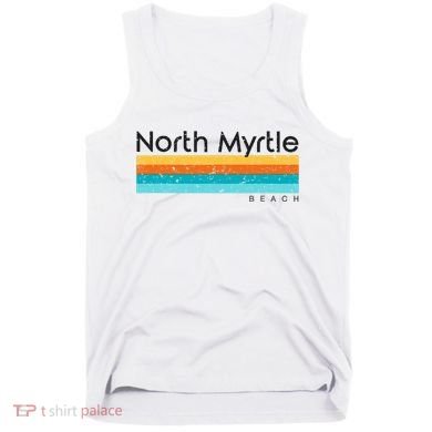Vintage North Myrtle Beach Sc South Carolina Retro Design Tank Top