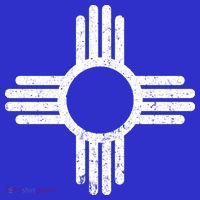 Vintage New Mexico Flag Symbol T-Shirt thumb 7