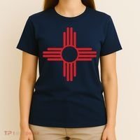 Vintage New Mexico Flag Zia Sun Retro Distressed T-Shirt thumb 4