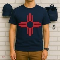 Vintage New Mexico Flag Zia Sun Retro Distressed T-Shirt thumb 6