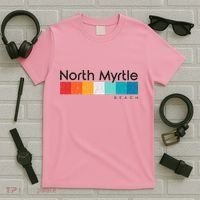 Vintage North Myrtle Beach Sc South Carolina T-Shirt thumb 5