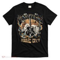 Vintage Nashville Music City Tennessee T-Shirt thumb 0