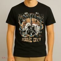 Vintage Nashville Music City Tennessee T-Shirt thumb 3