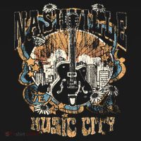 Vintage Nashville Music City Tennessee T-Shirt thumb 7