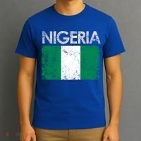 Vintage Nigeria Nigerian Flag Pride Gift T-Shirt thumb 3