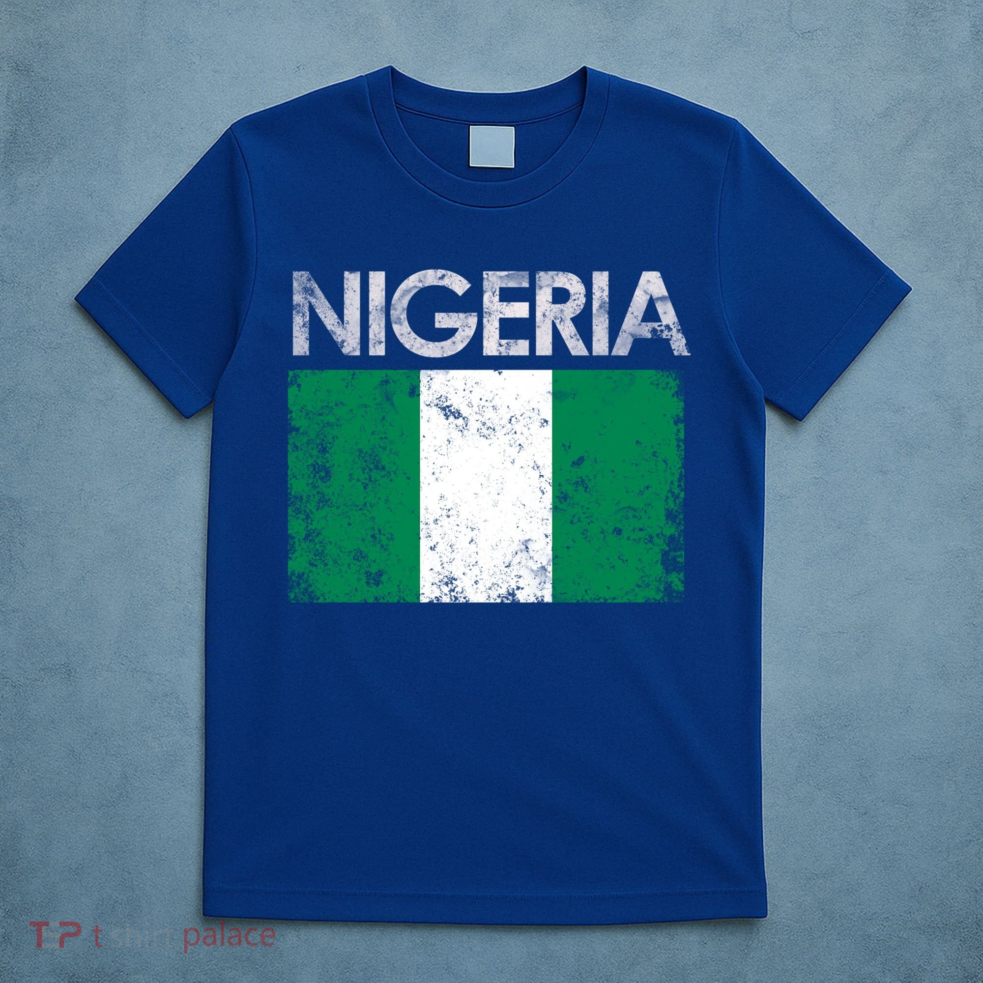 Vintage Nigeria Nigerian Flag Pride Gift T-Shirt