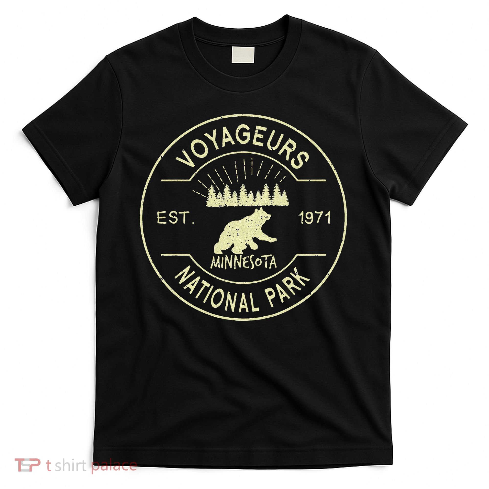 Voyageurs National Park Minnesota Kayaking Fishing T-Shirt