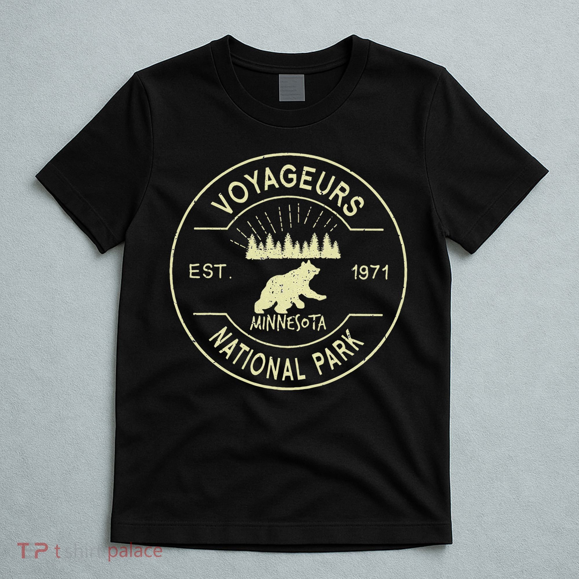 Voyageurs National Park Minnesota Kayaking Fishing T-Shirt