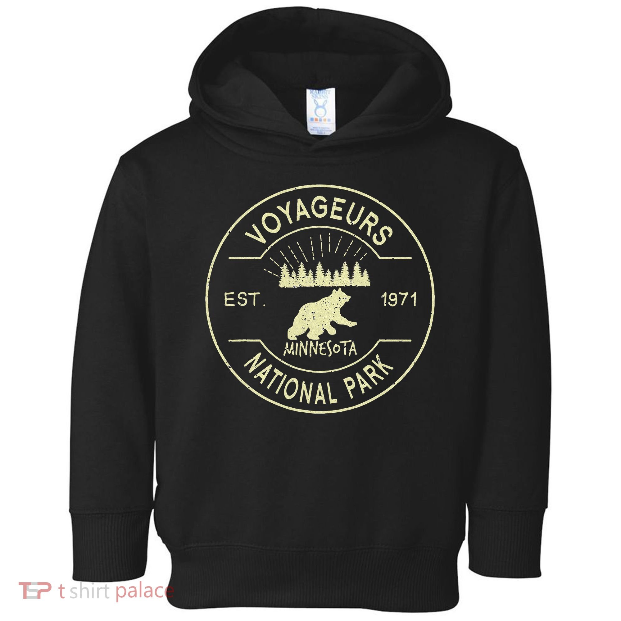 Voyageurs National Park Minnesota Kayaking Fishing Toddler Hoodie