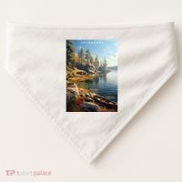 Voyageurs National Park USA-Made Doggie Bandana thumb 0