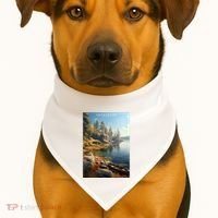Voyageurs National Park USA-Made Doggie Bandana thumb 1