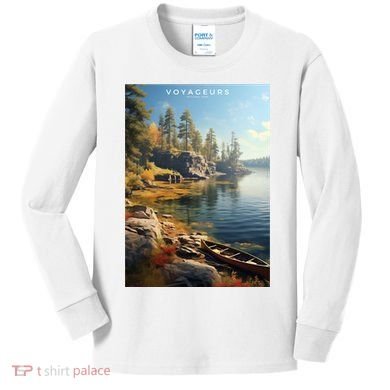 Voyageurs National Park Kids Long Sleeve Shirt