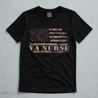 VA Nurse Real American Hero 4th of July US Patriotic Vintage T-Shirt thumb 5