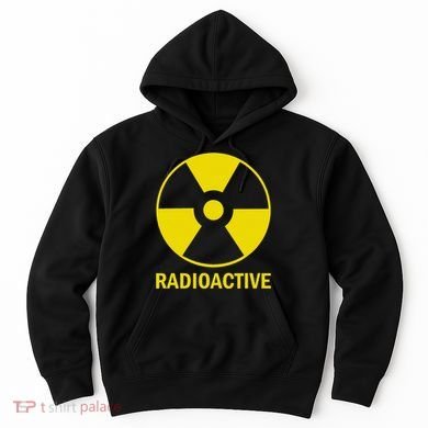Vintage Nostalgic Radioactive Nuclear War Symbol Hoodie