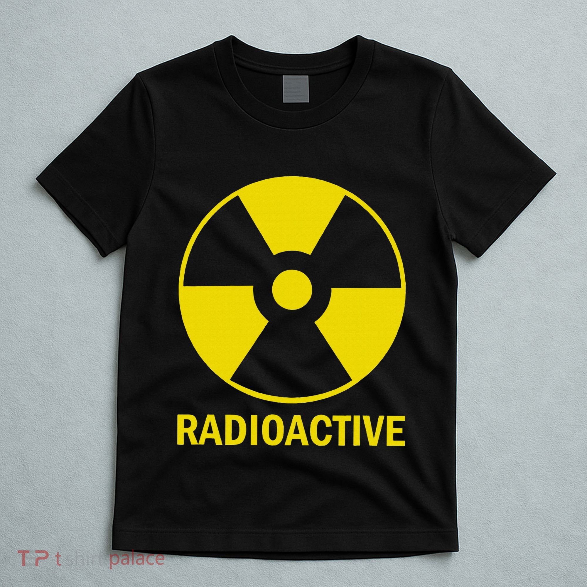 Vintage Nostalgic Radioactive Nuclear War Symbol T-Shirt
