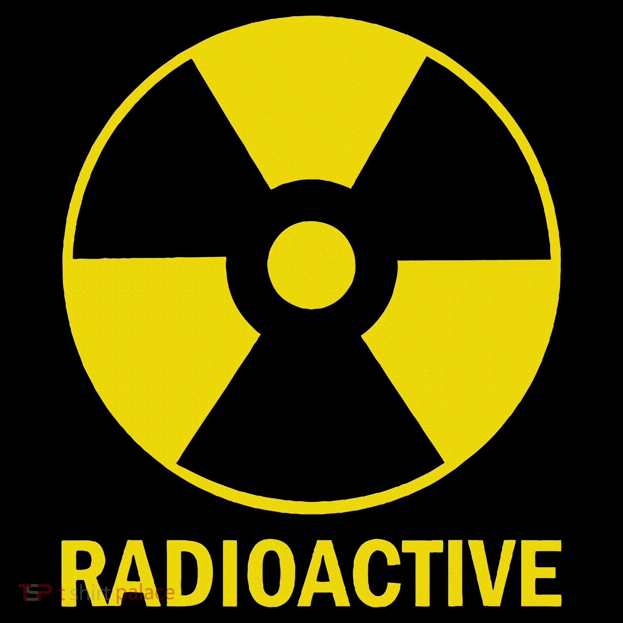 Vintage Nostalgic Radioactive Nuclear War Symbol T-Shirt