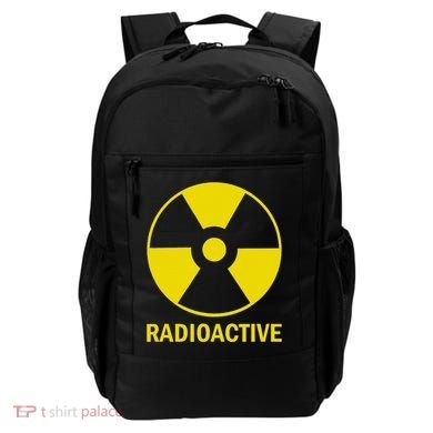 Vintage Nostalgic Radioactive Nuclear War Symbol Backpack