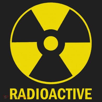 Vintage Nostalgic Radioactive Nuclear War Symbol District V.I.T. Heavyweight Hoodie