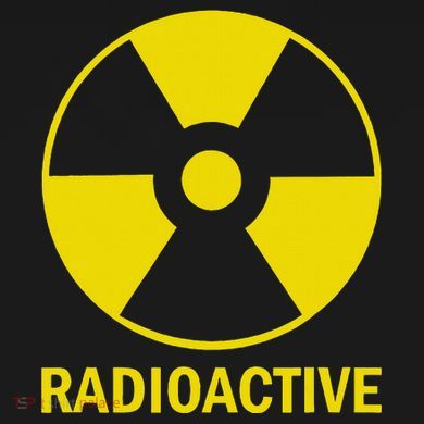 Vintage Nostalgic Radioactive Nuclear War Symbol Magnet